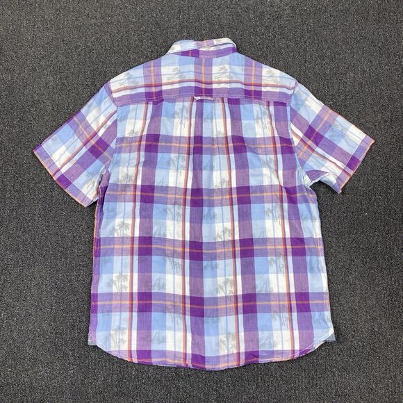 Tommy Bahama Shirt Short Sleeve Button Front Mens Cotton Multicolor Size Medium - Picture 5 of 5